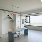 Modern Linear Minimalist LED Glass Light Pendant