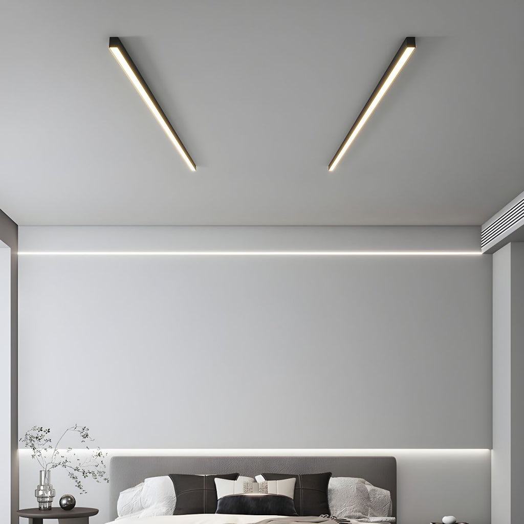 Solara Ultra Thin Minimalist Functional Linear Ceiling Light