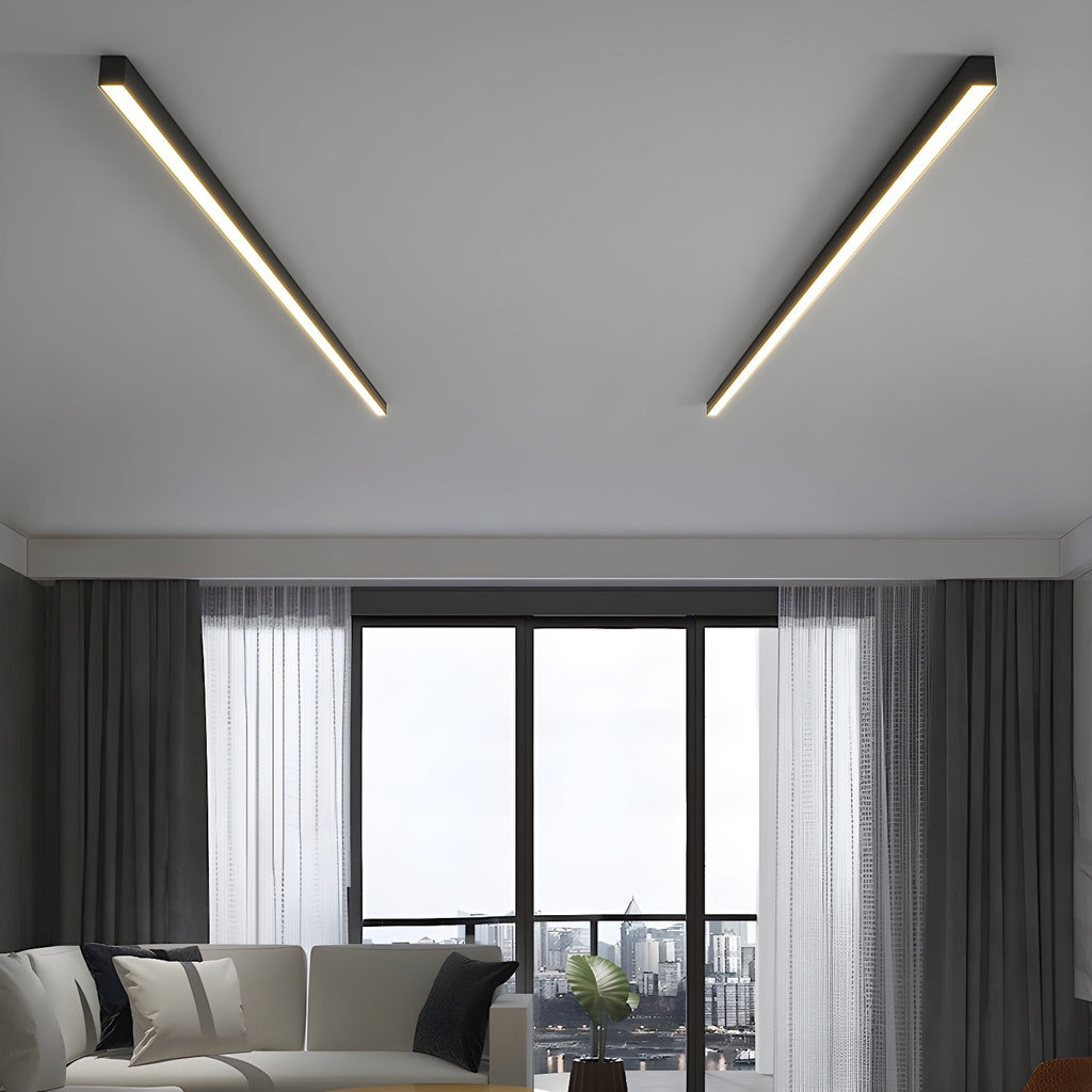 Solara Ultra Thin Minimalist Functional Linear Ceiling Light