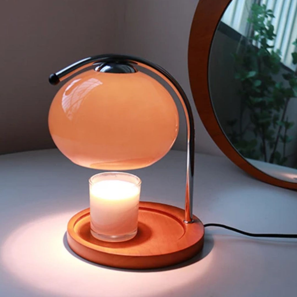 Alyssa Retro Glass Table Lamp