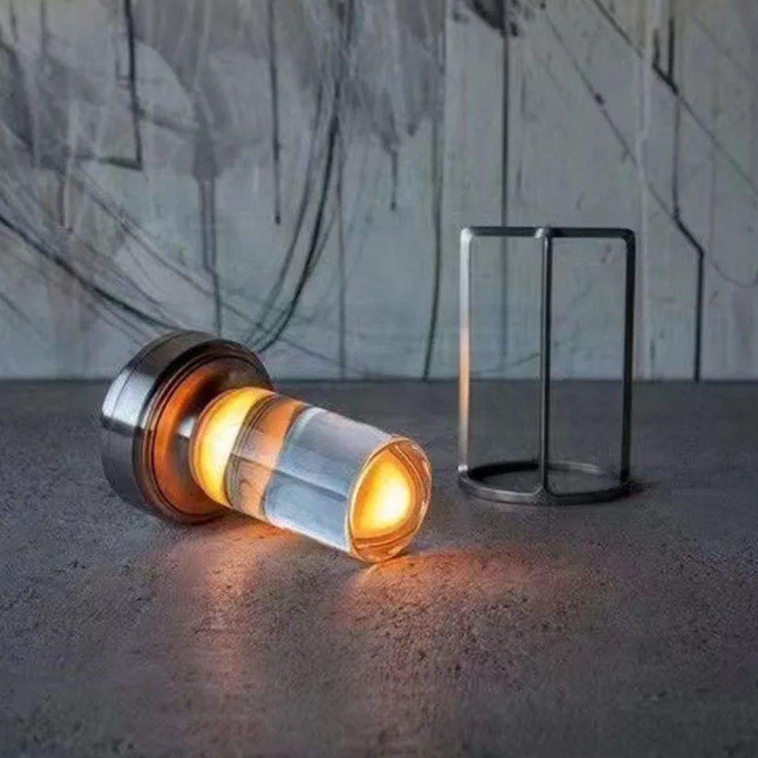 Clary LED Wireless Retro Metal Bar Desk Lamp
