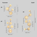 Kaivo Wall Lamp Lotus Petal