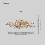 Ava Ginkgo Chandelier