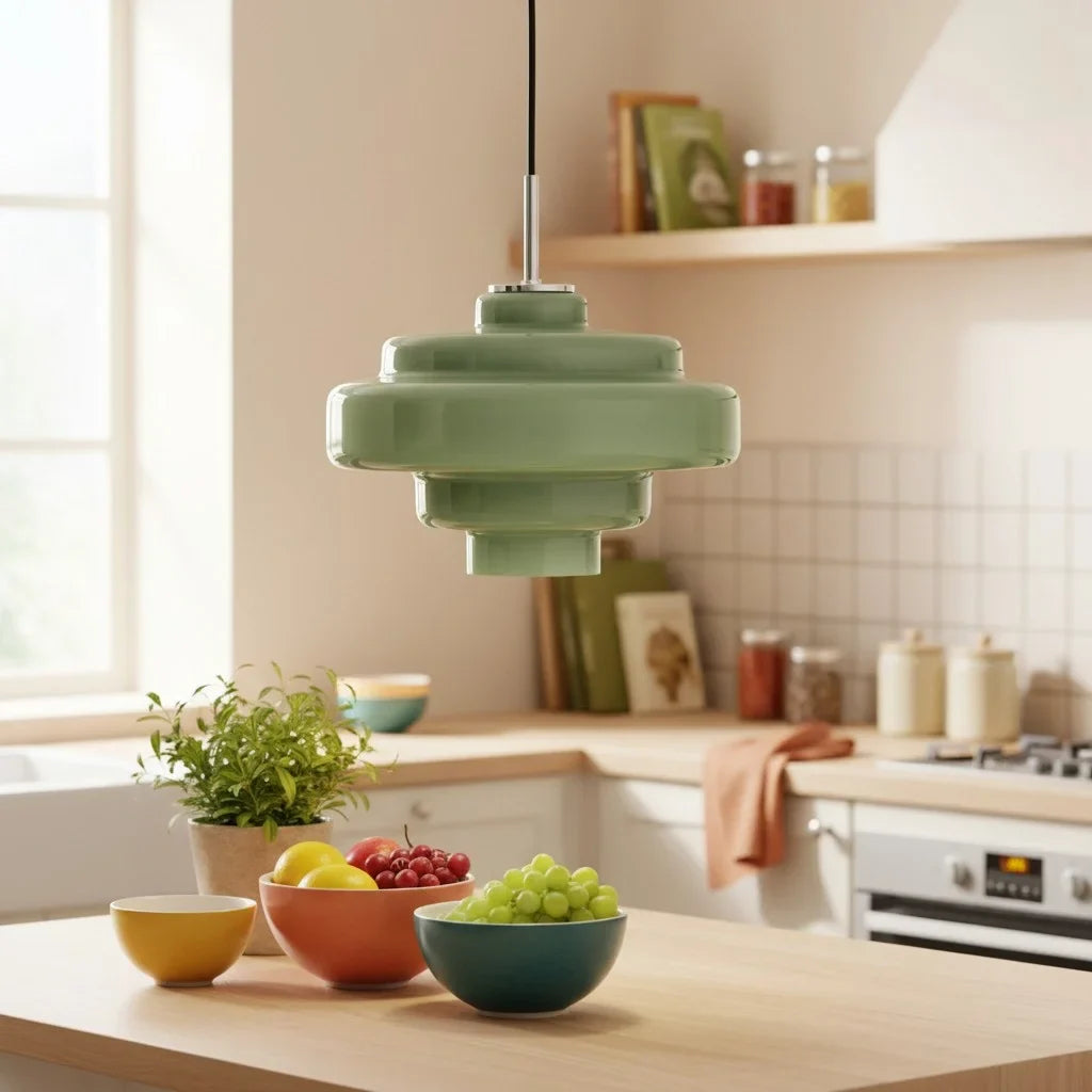 Valenra Macaron Orange Glass Pendant Light