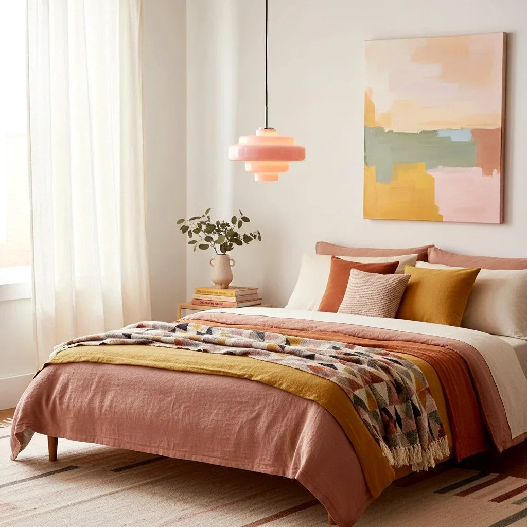 Valenra Macaron Orange Glass Pendant Light