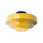 Vanesly Bauhaus Three-Tier Round Macaron Ceiling Light