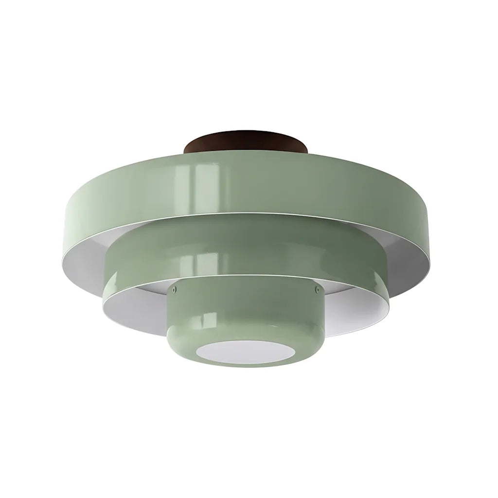 Vanesly Bauhaus Three-Tier Round Macaron Ceiling Light