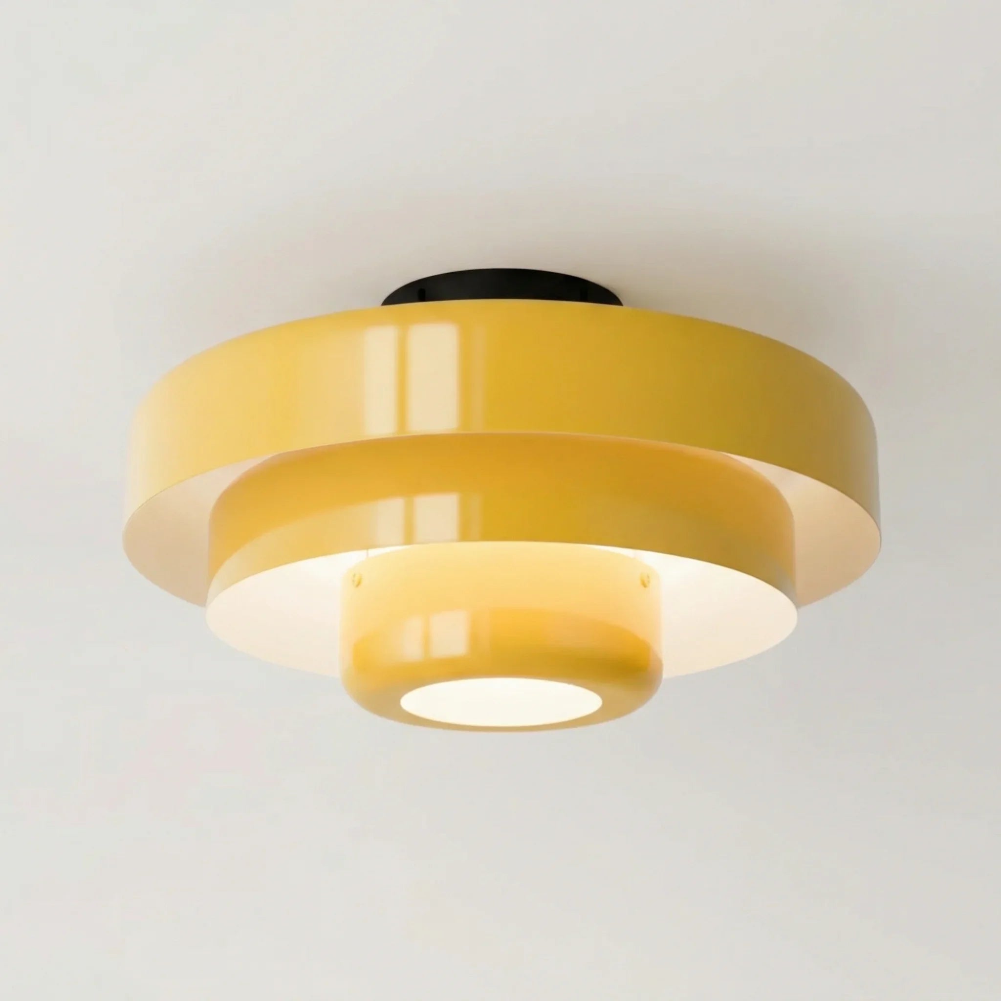 Vanesly Bauhaus Three-Tier Round Macaron Ceiling Light
