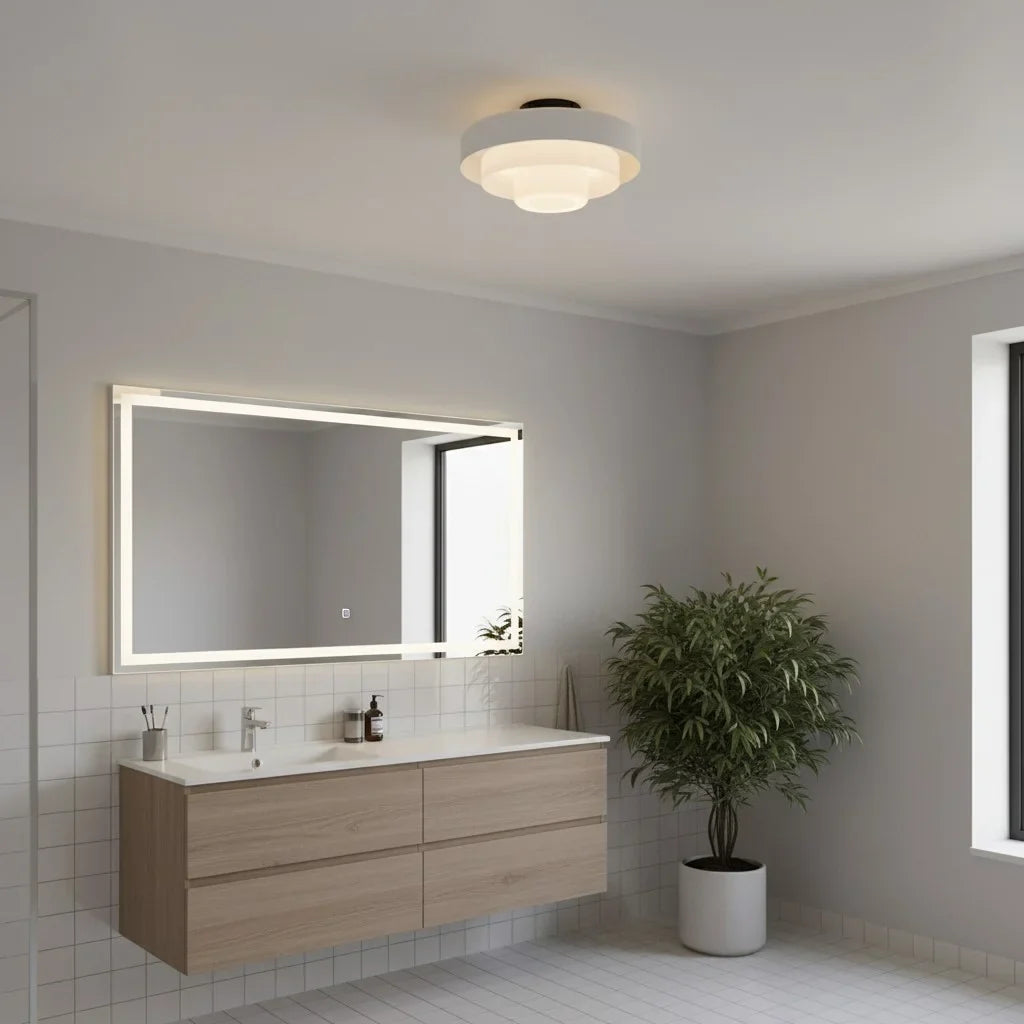 Vanesly Bauhaus Three-Tier Round Macaron Ceiling Light