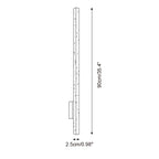 Opalyn Slim Travertine Wall Lamp