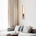 Opalyn Slim Travertine Wall Lamp