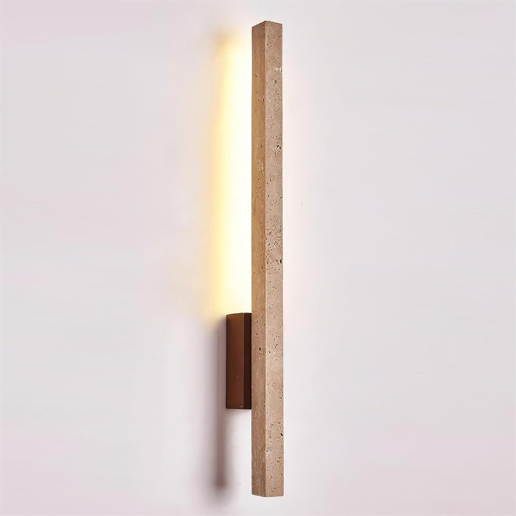 Opalyn Slim Travertine Wall Lamp