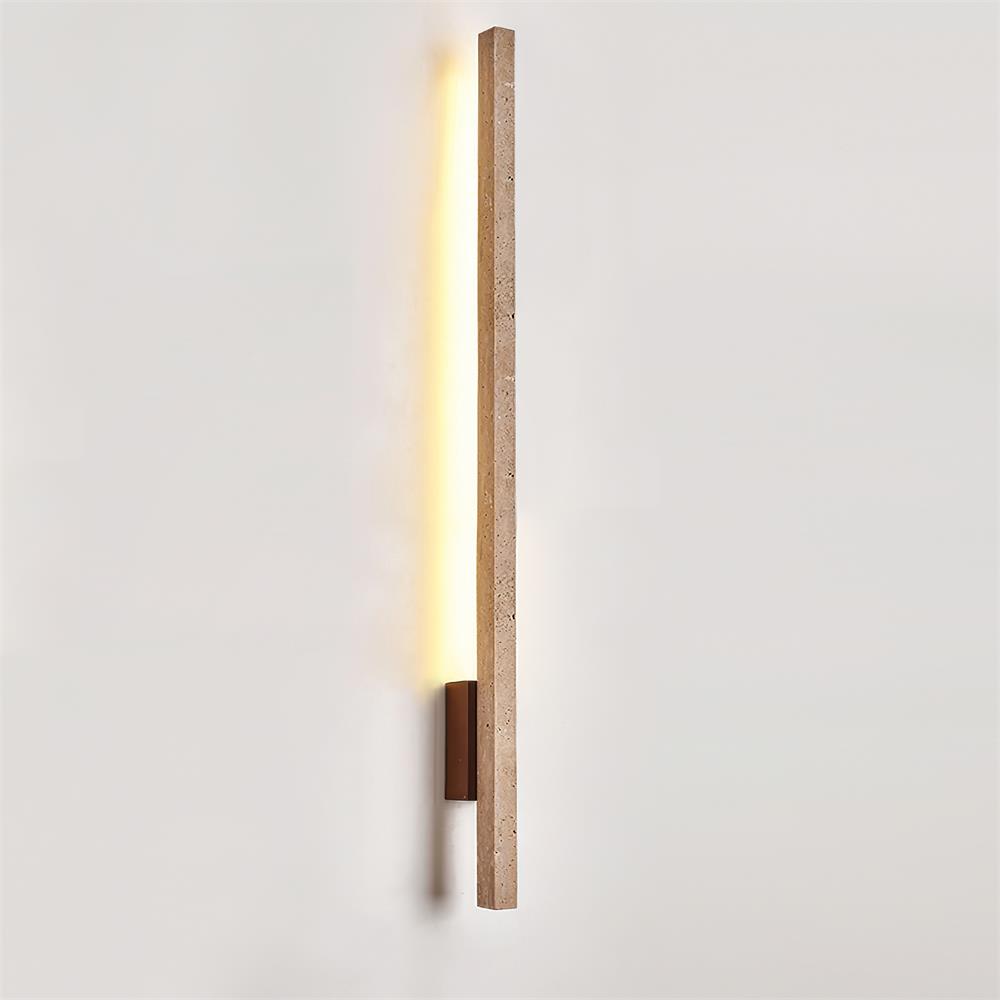 Opalyn Slim Wall Sconce in Travertine