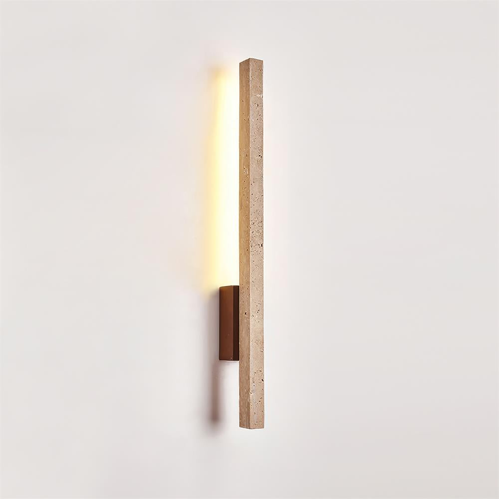 Opalyn Slim Wall Sconce in Travertine