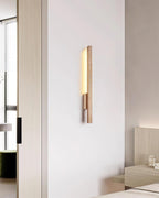 Opalyn Slim Travertine Wall Lamp