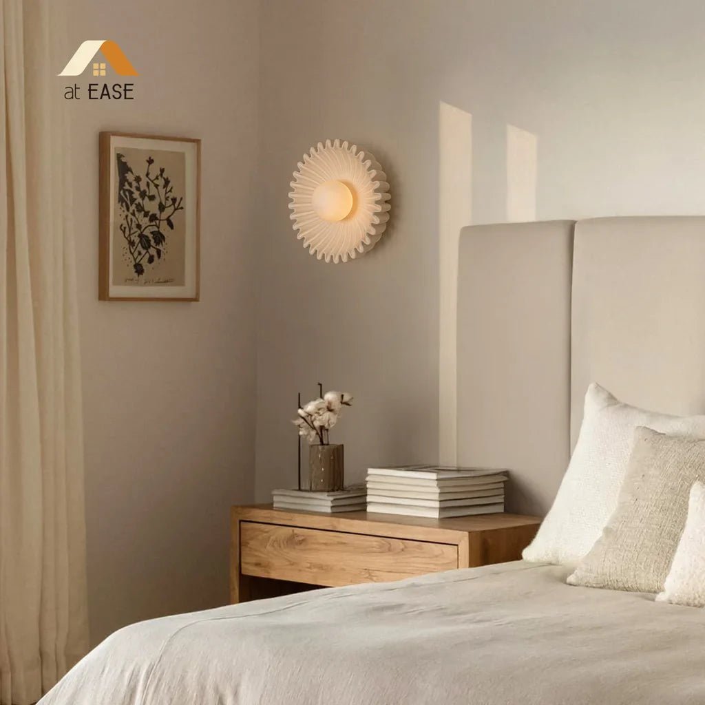Marenys Modern Ceramic Flower Wall Light