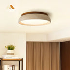 Veliana Wabi-Sabi Round Travertine Ceiling Light