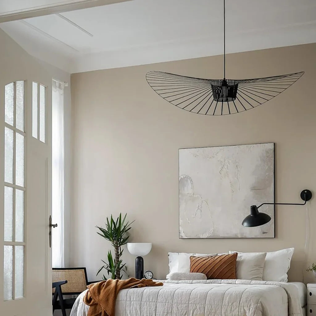 Rosland Vertigo Modern Straw Hat Pendant Light