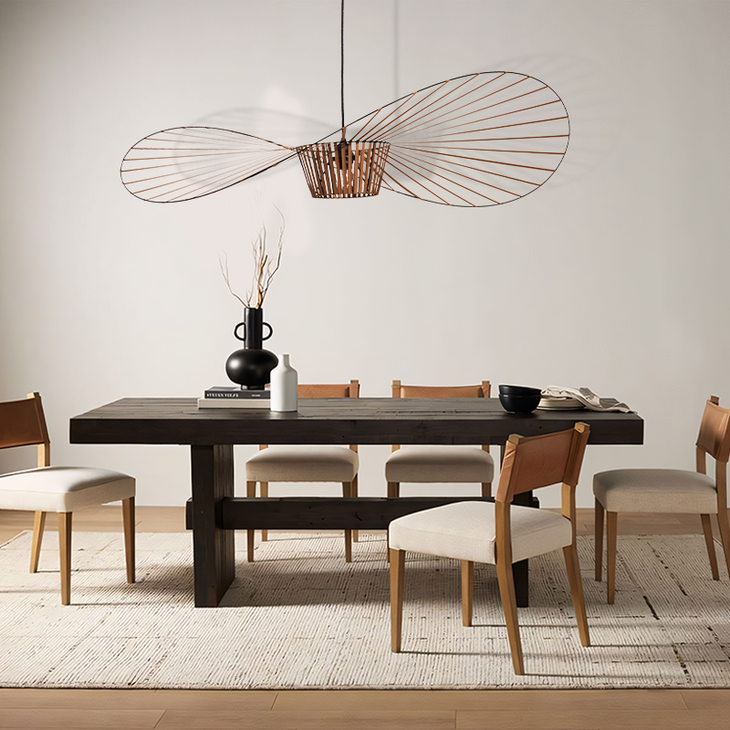 Rosland Vertigo Modern Straw Hat Pendant Light