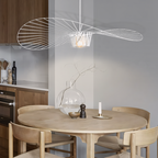 Rosland Vertigo Modern Straw Hat Pendant Light