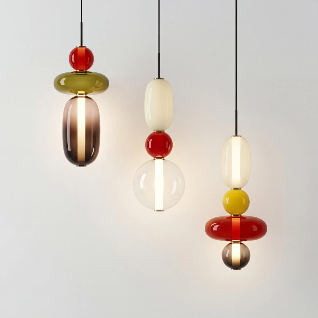Vesa Nordic Candied Glass Pendant Light