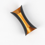Ray Design Curved LED Outdoor Wall Light Gold/Black/White Garden/Hall Metal