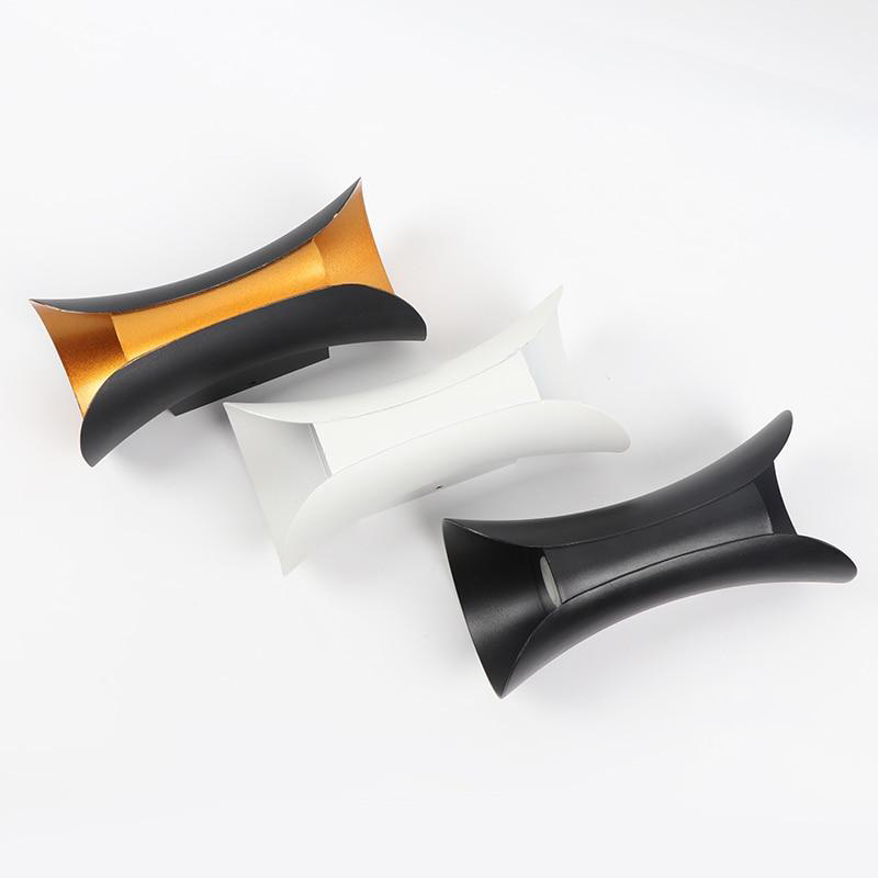 Ray Design Curved LED Outdoor Wall Light Gold/Black/White Garden/Hall Metal