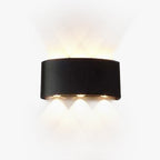 Tronix Modern Rectangular Wall Sconce Black/White. Corridor