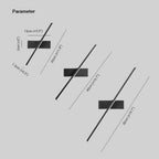 Struve Modern Linear Wall Sconce Black/White. Living Room