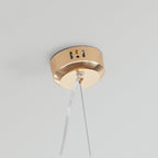 Kristy Pendant Light Hanging Lamp Gold Dining/Living Room Modern Design LED