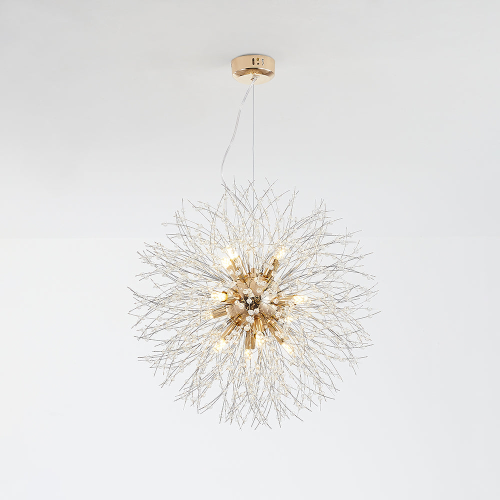 Kristy Pendant Light Hanging Lamp Gold Dining/Living Room Modern Design LED