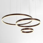 Remi Modern Metal Black/Gold/Coffee Suspension Ring