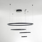 Remi Modern Metal Black/Gold/Coffee Suspension Ring