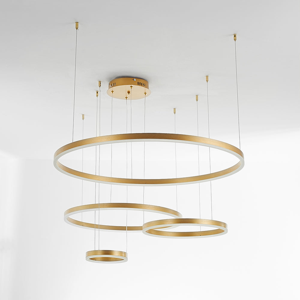 Remi Modern Metal Black/Gold/Coffee Suspension Ring