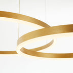 Remi Modern Metal Black/Gold/Coffee Suspension Ring