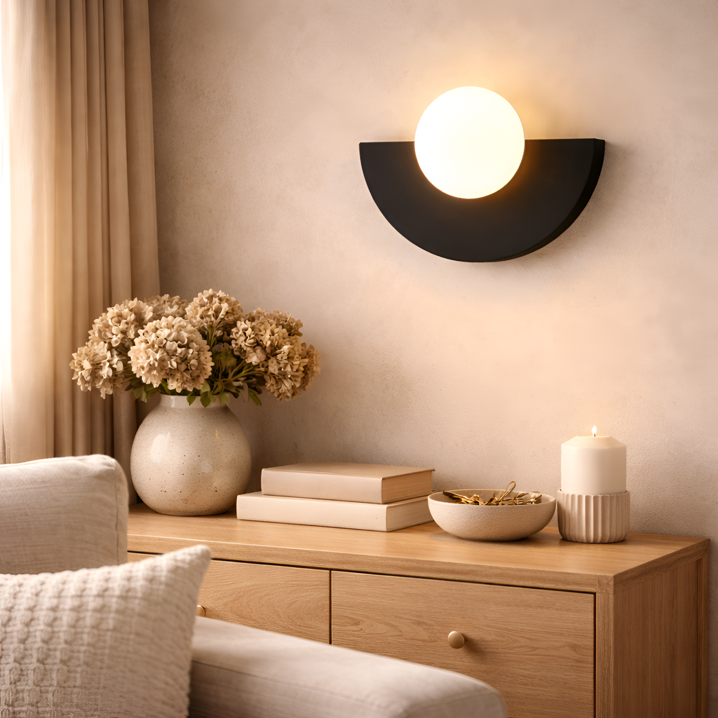 Luca - Nordic Semi Circle LED Wall Lamp