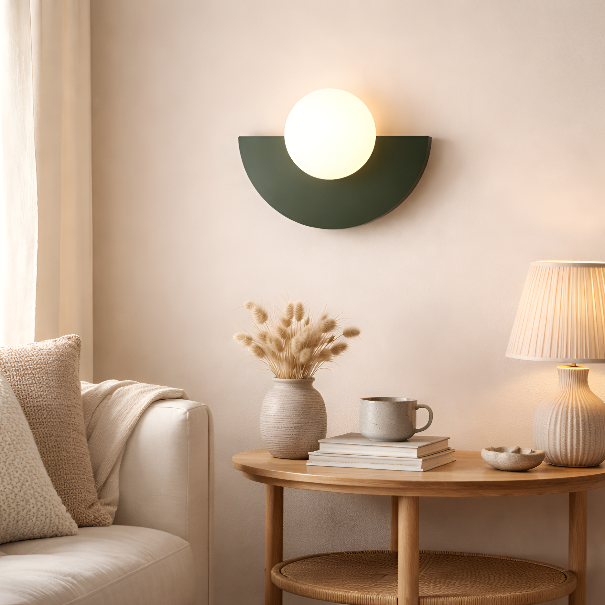 Luca - Nordic Semi Circle LED Wall Lamp