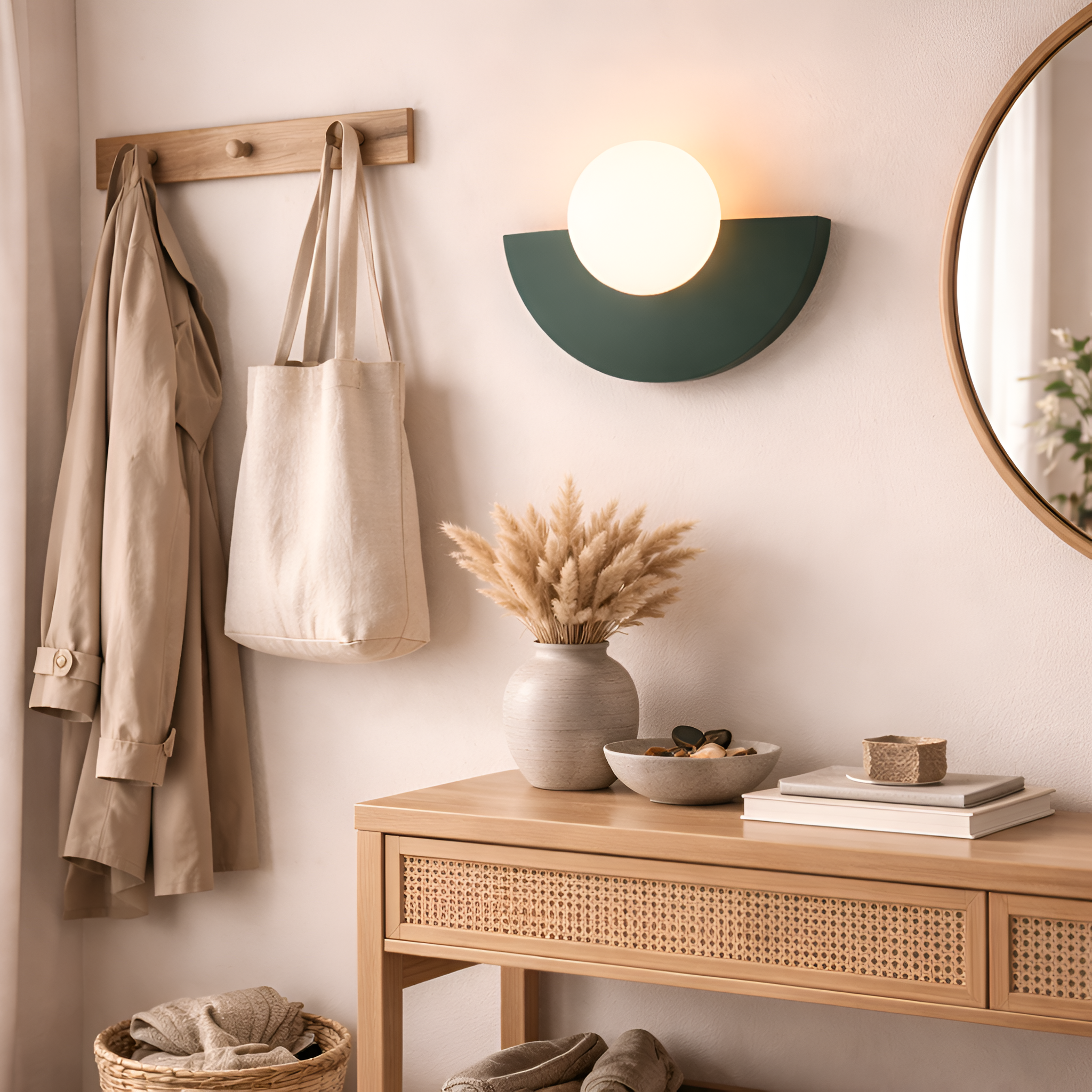 Luca - Nordic Semi Circle LED Wall Lamp