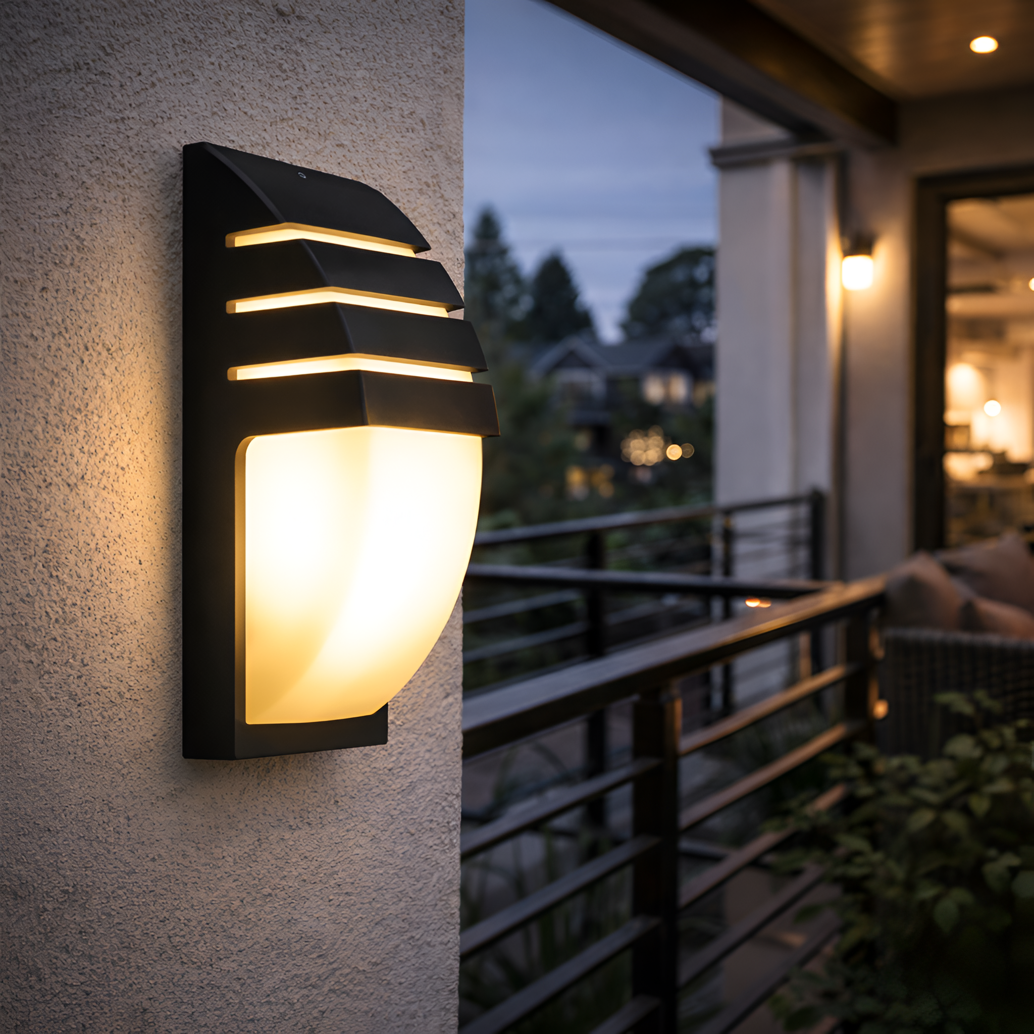 Aetherion - Outdoor Aluminum Wall Lamp Waterproof LED Sconce