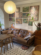 Washi Paper Suspension Lamp for Living Room