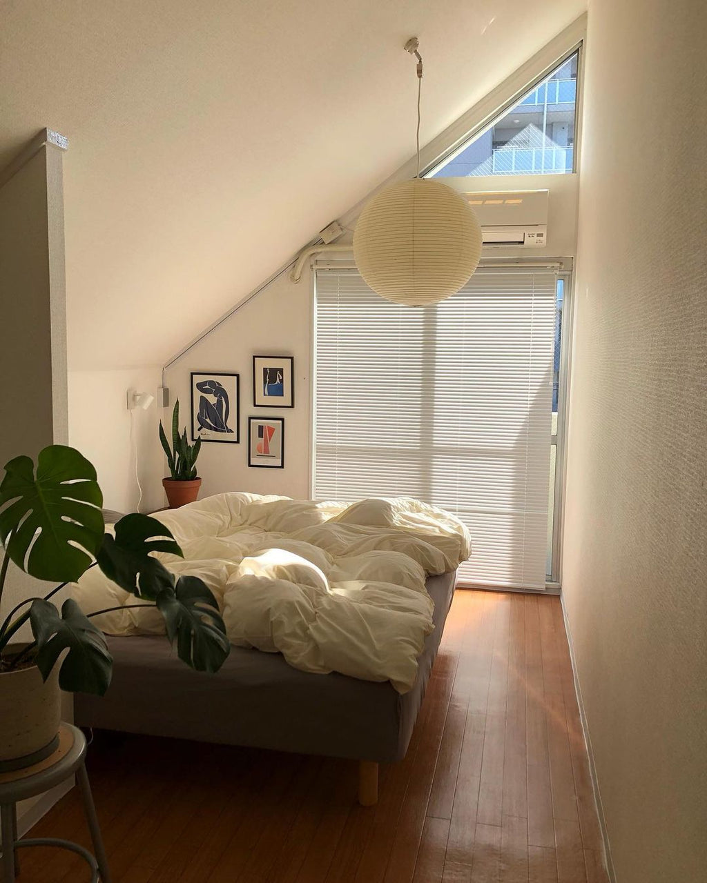Washi Paper Suspension Lamp for Living Room