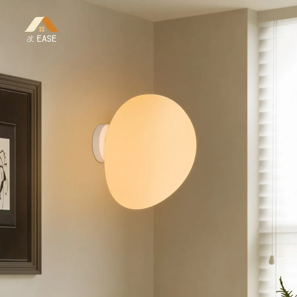 Cinda Gregg Minimalist Pebble Wall/Ceiling Lamp