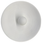 Retro Resin Ceramic-style Round Wall Sconce LED 1-light