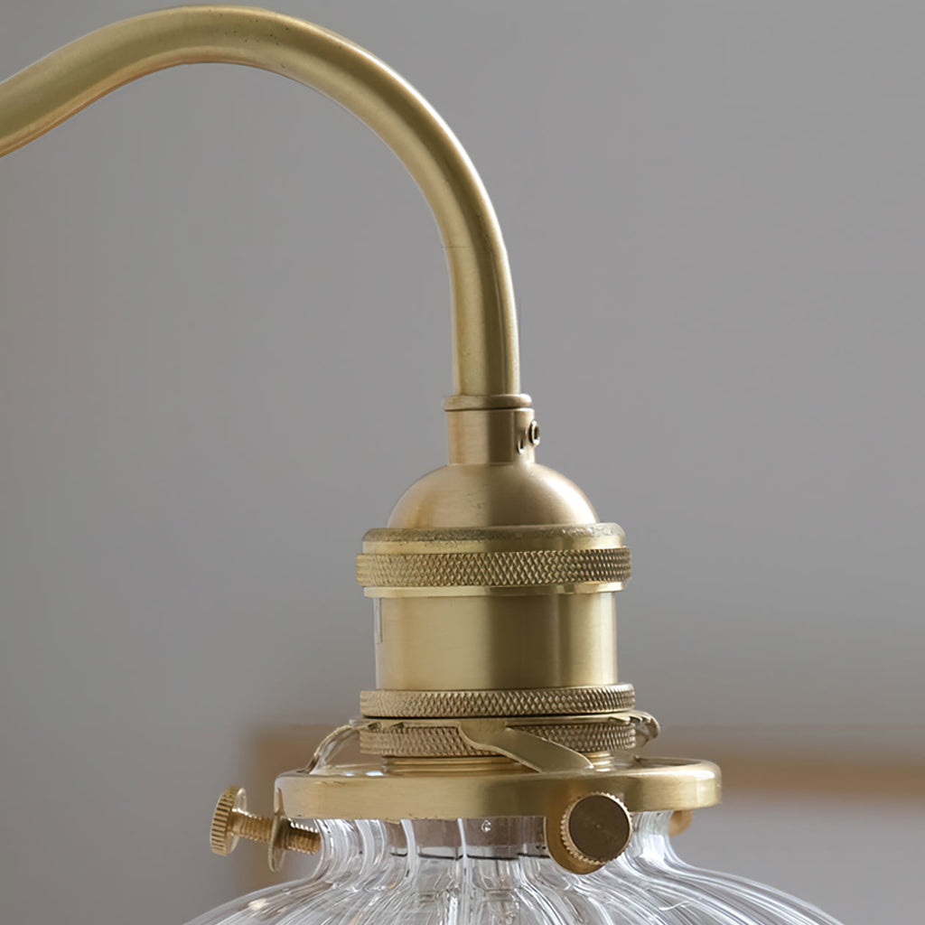 June Vintage Glass Wall Sconce