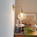 June Vintage Glass Wall Sconce