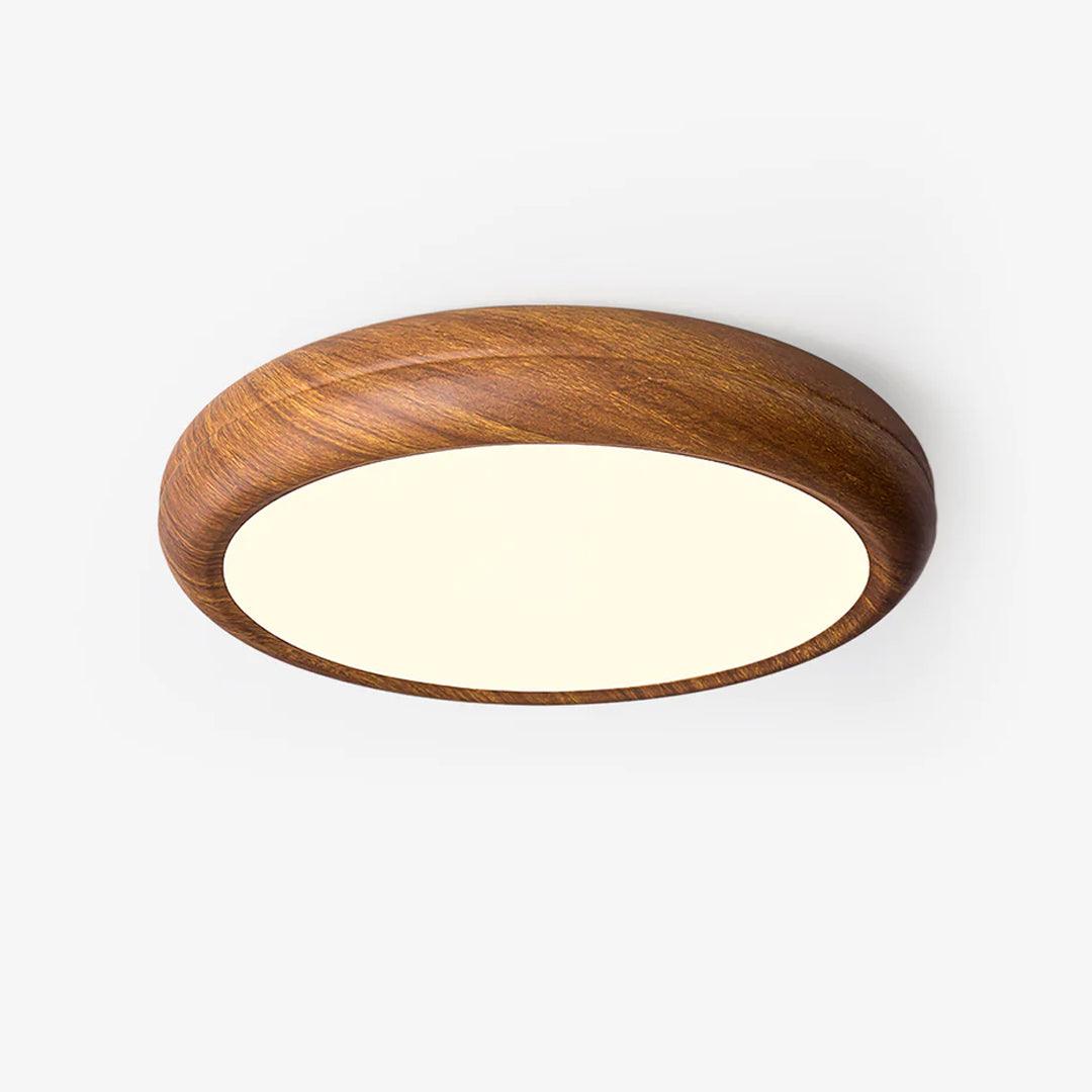 Grena Wood Grain Round Ceiling Light