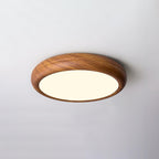 Grena Wood Grain Round Ceiling Light