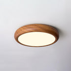 Grena Wood Grain Round Ceiling Light