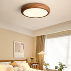 Grena Wood Grain Round Ceiling Light