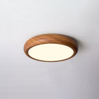 Grena Wood Grain Round Ceiling Light